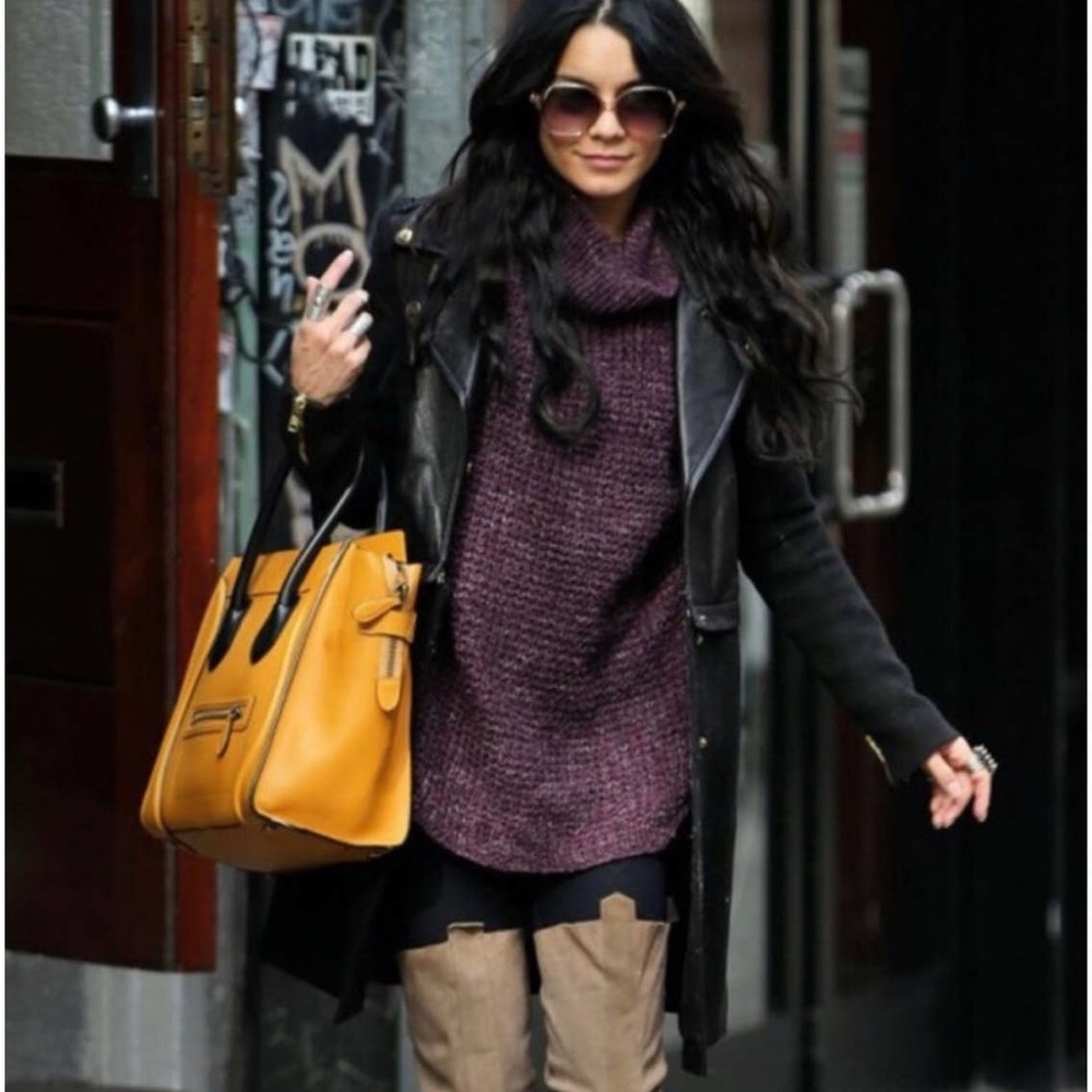 Free People Dylan Tweety Turtle Neck Sweat…